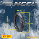 Pirelli Angel ST 120/70ZR17 (58W) Front Motorcycle Tire – High-Performance Sport Touring Tire for Enhanced Grip, Durability & Stability – Fits Sport & Touring Bikes